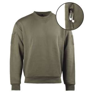 Світшот Mil-Tec Tactical Sweatshirt Round Neck OLIVE