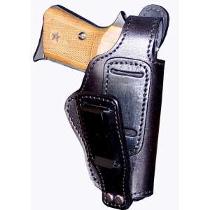 Leather belt holster for concealed carry (PM, Fort12) 1108