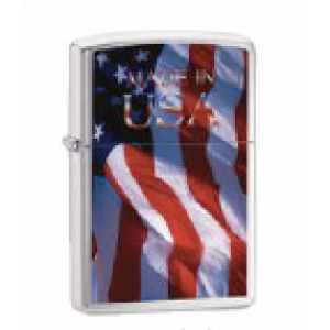 Зажигалка Zippo Made In The U.S.A Flag