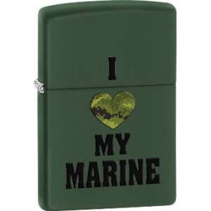 Zippo Marines Green Matte
