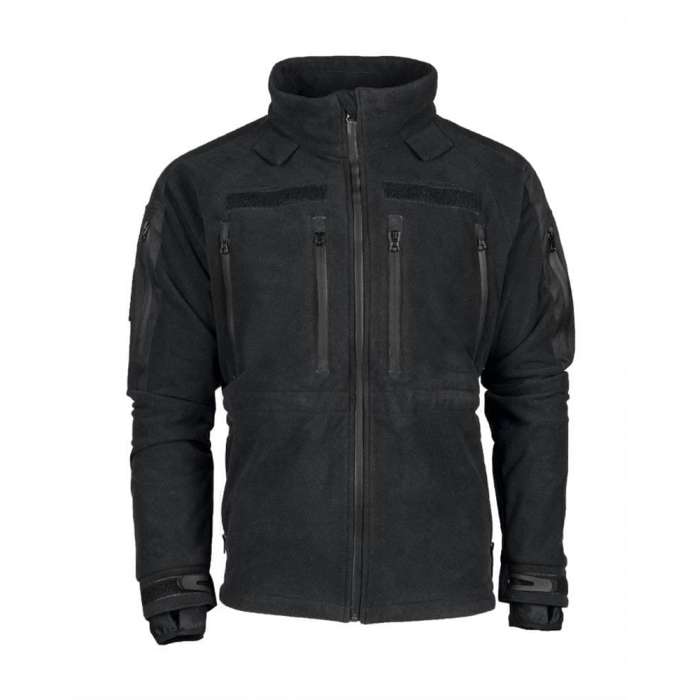 Куртка флисовая черная BLACK MIL-TEC® PLUS