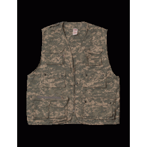 Multi-pocket vest, DIGITAL GREY