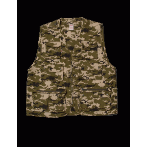 Multi-pocket vest, DIGITAL GREEN