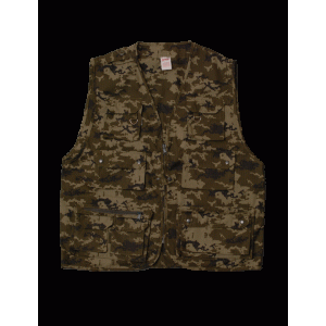 Multi-pocket vest, DIGITAL DARK GREEN