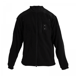 Куртка флисовая с накладками BLACK