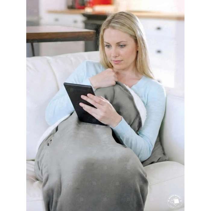 Электроодеяло   (3 режима), 111,5 х 70 х 32 см. Grey