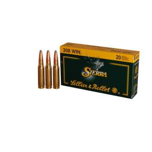 Cartridges 308 WINCHESTER, SBT GK SIERRA, 11,7g