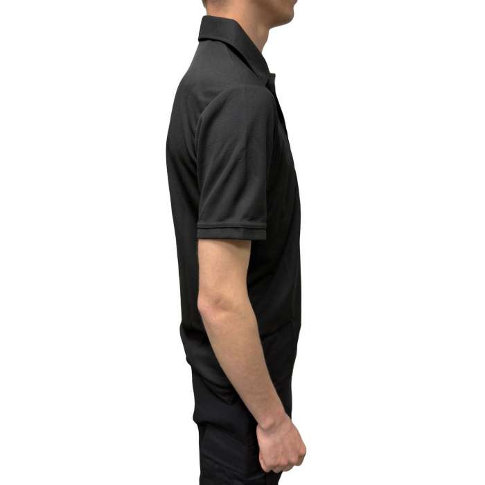Теніска POLO  Coolmax BLACK без липучек