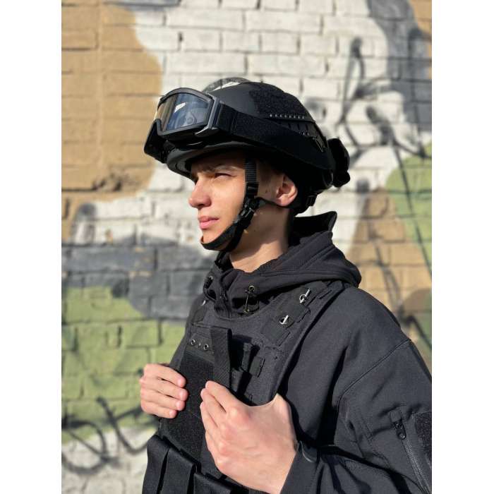 Fast Helmet IIIA BLACK Балістичний шолом без вух
