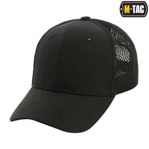 Бейсболка  M-Tac с сеткой Flex Rip-stop Blacк