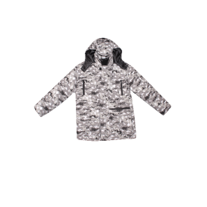 Куртка В-70 камуфлированная Digital Snow с меховой подстёжкой