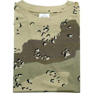 T-Shirt Camo,  6-COL DESERT