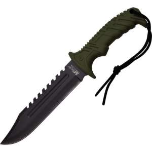 Нож с фиксированным лезвием Fixed Blade Army Green