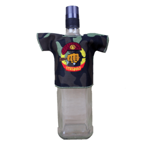 Чехол сувенирный №2 для бутылки с логотипом Спецназ