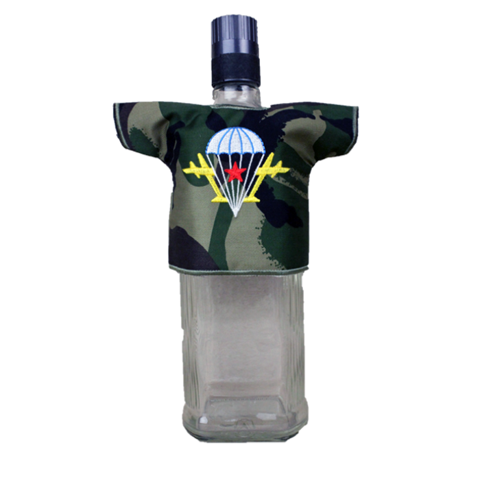 Чехол сувенирный для бутылки с логотипом ВДВ