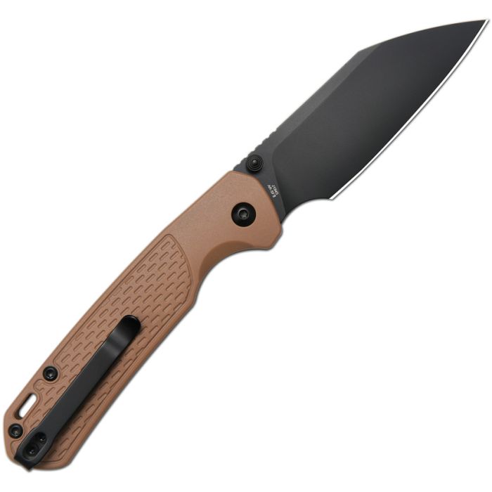 Ніж складний Pyrite Light Button Lock Brown
