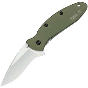 Ніж складний Scallion Linerlock Olive