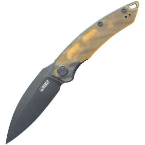 Ніж складний Leaf Linerlock Black Ultem
