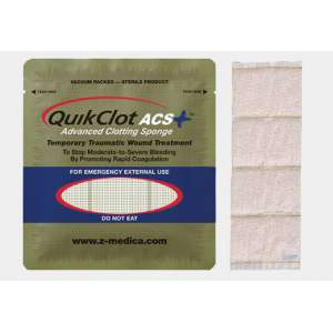 Спонж для зупинки кровотечі QuikClot ACS+.
