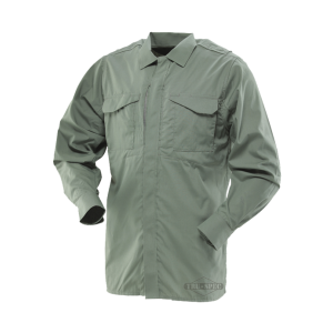 24-7 Series Uniform Shirts Long Sleeve 65/35 Ripstop Olive Drab
