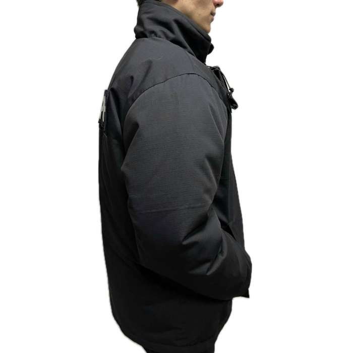 Куртка зимняя черная с нашивкой 'Охрана'