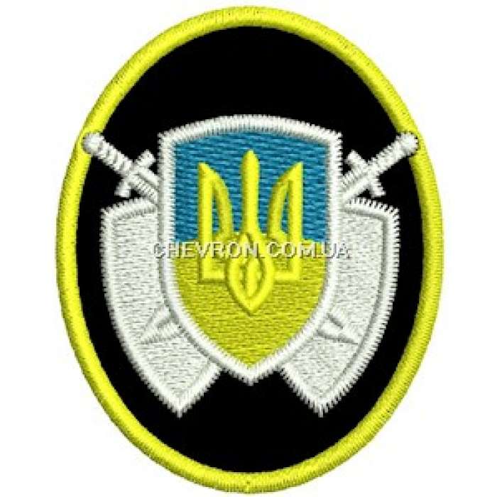 Кокарда вишита овальна ВОХР на лип