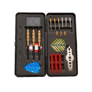 Gift set of brass darts 16 g 'Deluxe' in the briefcase