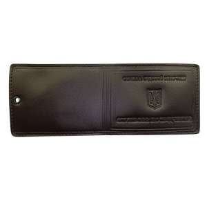 Обложка для удостоверения Судебная ОХРАНА Украины, тем-кор