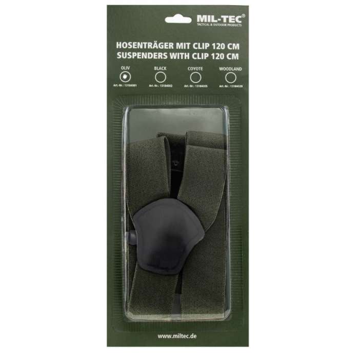 Подтяжки тактические для штанов MIL-TEC OLIVE