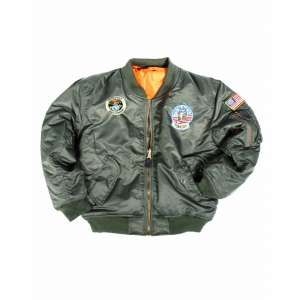 US Little size  flight jacket MA1, OLIV