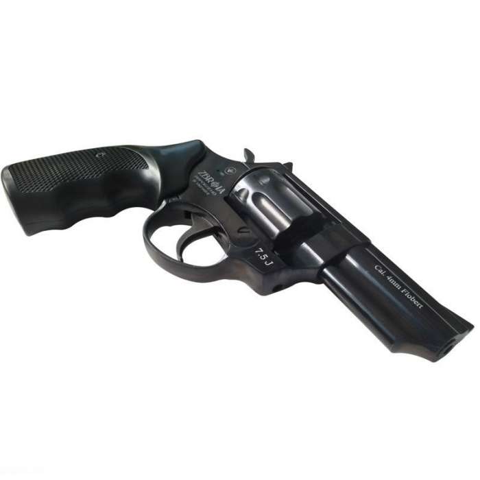 Револьвер флобера ZBROIA PROFI-3' (чёрный / пластик)¶