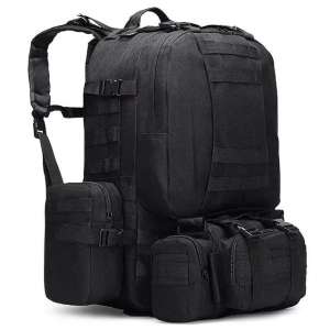 Рюкзак SY 45L з підсумками BLACK