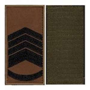 Погон НГ койот (чорн.) на лип. гол.майстер-сержант