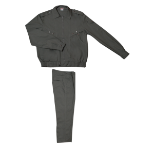 Suit guard, gray with zipper