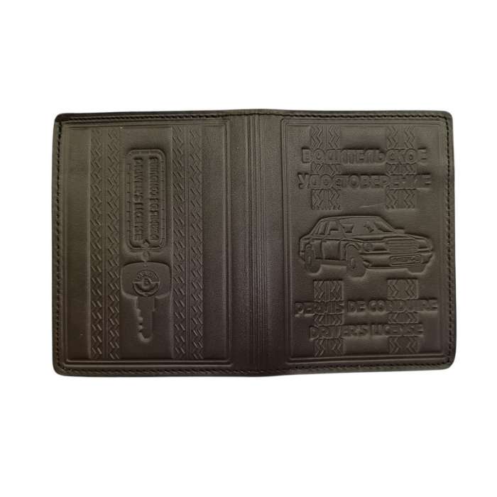 Обложка-портмоне водителя 'мини' тем-кор