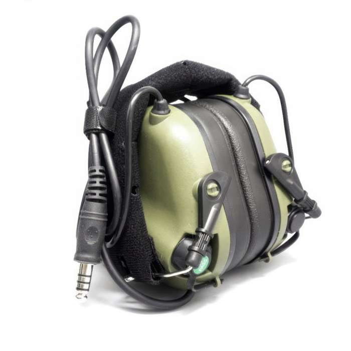 Наушники активные EARMOR M32 MOD 4 с микрофоном OLIVE