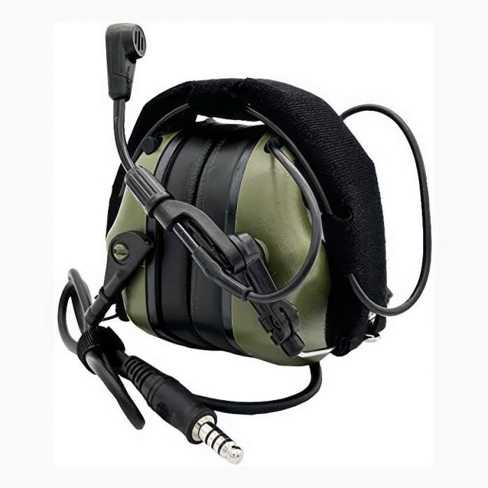 Наушники активные EARMOR M32 MOD 4 с микрофоном OLIVE