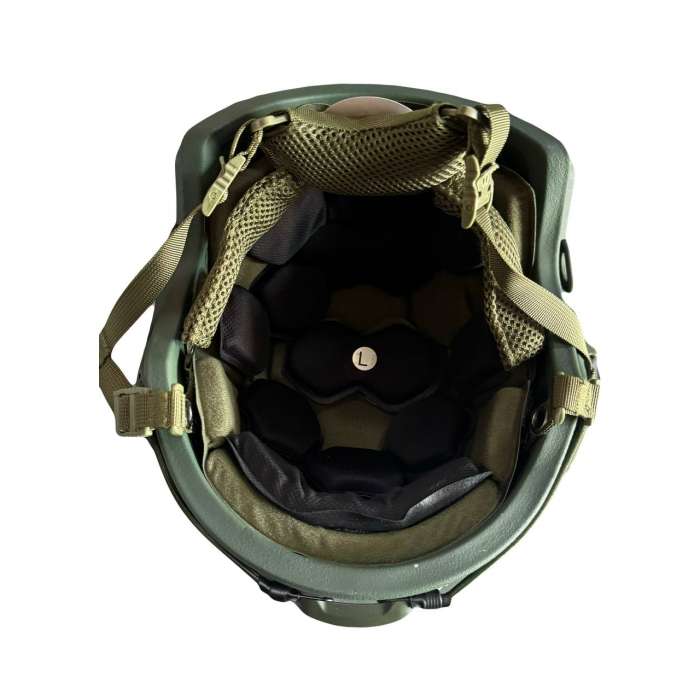 Fast Helmet IIIA Olive Балістичний шолом без вух з системою Wendy 3.0