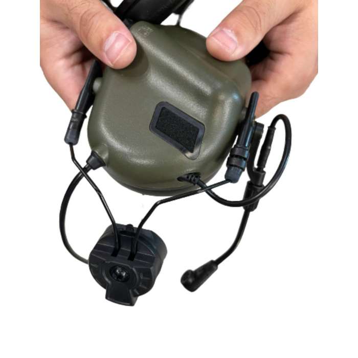 Наушники активные EARMOR M32H с микрофоном OLIVE