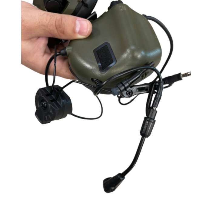 Наушники активные EARMOR M32H с микрофоном OLIVE