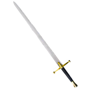 Two-handed sword, chrome-souvenir
