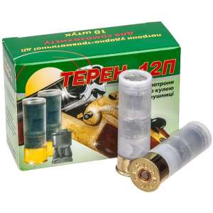 Cartridges with elastych. bullet Teren 12P