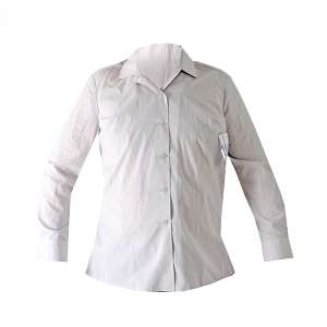 Блуза з довгими рукавами  світло-сірого