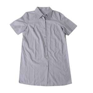 SALE Блуза с короткими рукавами светло-серого цвета